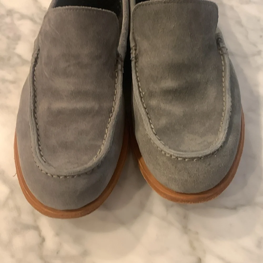 Timberland boot company gray suede loafer size 8m